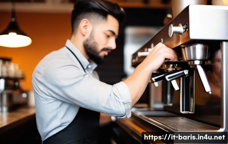 바리스타 자격증 국제 인정 여부 - **Prompt 1: Masterful Latte Art Creation in a Modern Cafe**
"A close-up, high-definition photogr...